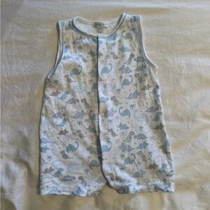 Kissy Kissy Dino tank top romper size 6-9 months